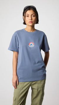 SKY BLUE RAINBOW TEE