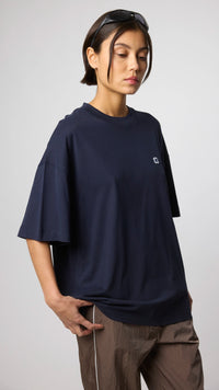 NAVY PATCH TEE