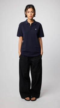 NAVY PATCH POLO