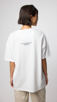 WHITE WIPEOUT TEE