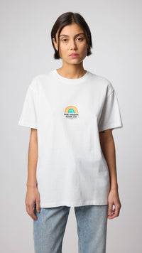 CAMISETA RAINBOW BLANCA