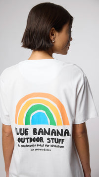 WHITE RAINBOW TEE