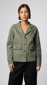 CHAQUETA MUJER CARLOTA IGUANA GREEN