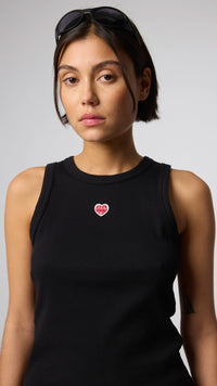 BLACK HEART WOMAN TANK TOP