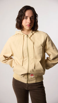 BEIGE CANVAS JACKET