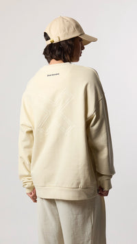 SUDADERA REEF CREMA