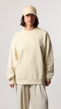 SUDADERA REEF CREMA