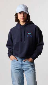 NAVY CLASSIC WOMAN HOODIE