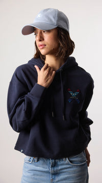 NAVY CLASSIC WOMAN HOODIE