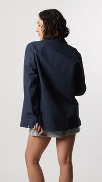 NAVY BOMBIE SHIRT