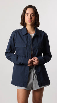 NAVY BOMBIE SHIRT