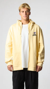 LIGHT YELLOW HARDY FULL ZIP HOODIE