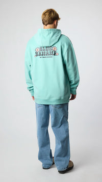 SUDADERA CON CAPUCHA FULL ZIP HARDY ACQUA