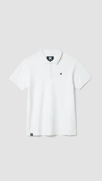 POLO PATCH BLANCO