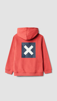 RED NATURE KIDS HOODIE