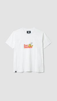 WHITE SUN SEEKERS TEE