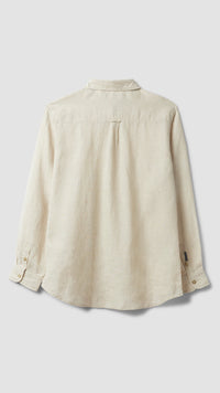 ECRU LINEN SHIRT