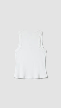 WHITE HEART WOMAN TANK TOP