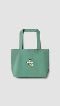 GREEN WIPEOUT TOTE BAG