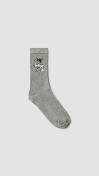 GREY VIGORE GRAPHIC SOCKS