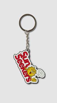 WHITE SUN SEEKERS KEYCHAIN