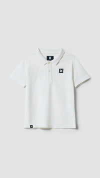 WHITE NATURE KIDS POLO