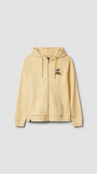 LIGHT YELLOW HARDY FULL ZIP HOODIE