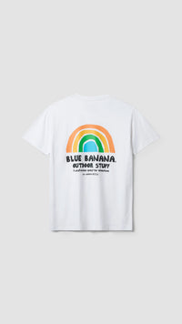 CAMISETA RAINBOW BLANCA