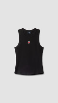 BLACK HEART WOMAN TANK TOP