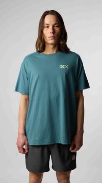 AMAZON GREEN BLOCK TEE