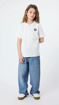 WHITE NATURE KIDS POLO