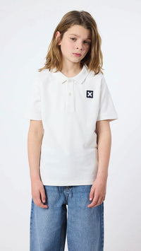 WHITE NATURE KIDS POLO