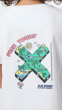 CAMISETA KIDS TOURS BLANCA