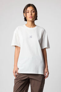 WHITE BONFIRE TEE