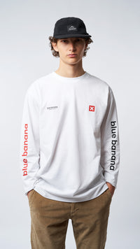 WHITE CORE LS TEE