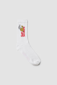 CALCETINES GRAPHIC BLANCO