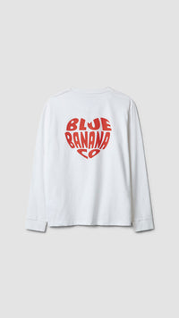 WHITE HEART LS TEE