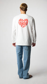 WHITE HEART LS TEE