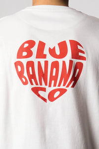 WHITE HEART LS TEE