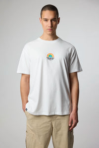 WHITE RAINBOW TEE
