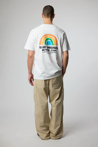 WHITE RAINBOW TEE