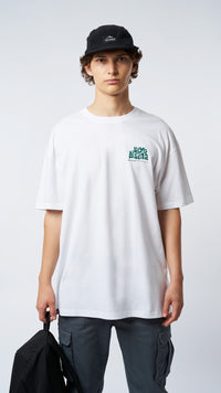 WHITE RUMBLE TEE