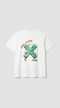 WHITE TOURS TEE