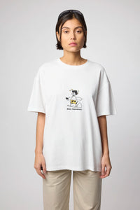 WHITE WIPEOUT TEE
