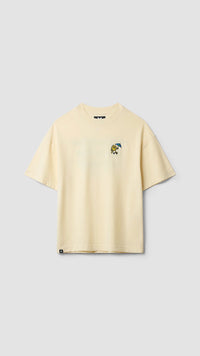 CREAM QUILT TEE